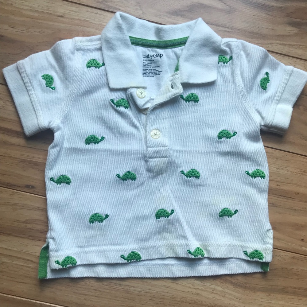BABY GAP turtle polo